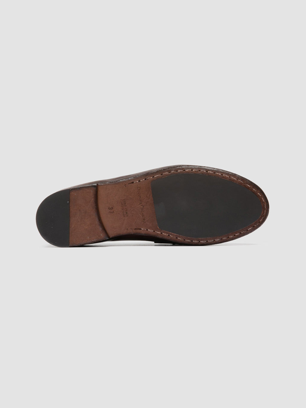 BLAIR DD 002_W - Brown Leather Penny Loafers - image 5,side view