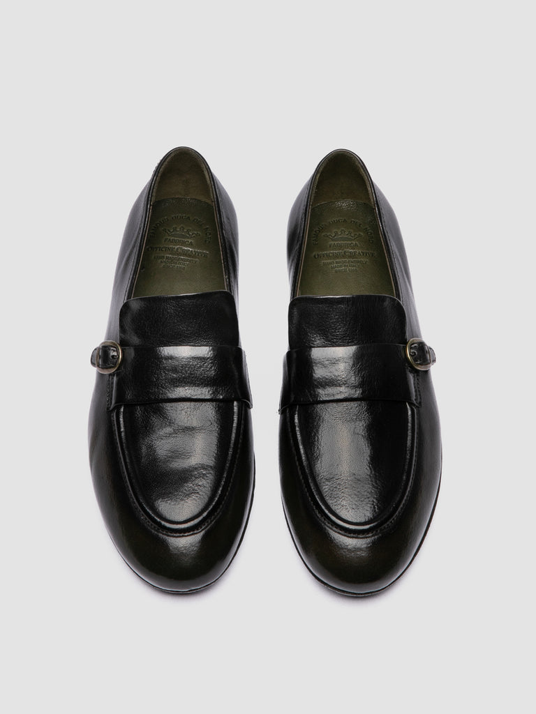BLAIR DD 003_W - Mocassini Penny in Pelle Verde