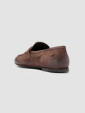 BLAIR DD 003_W - Brown Suede Penny Loafers - thumb image 4,side view