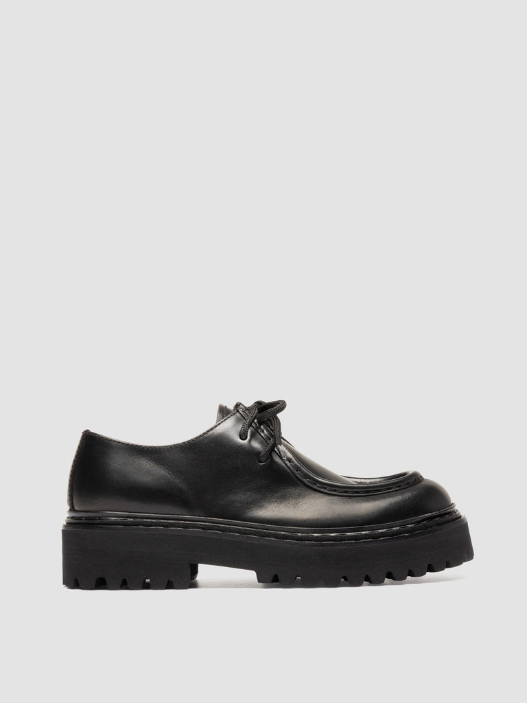 BLOSSOM 001 - Scarpe Derby in Pelle Nera