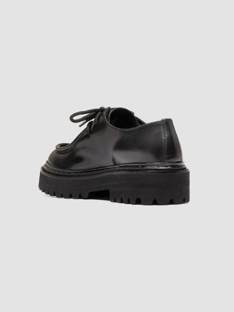BLOSSOM 001 - Scarpe Derby in Pelle Nera