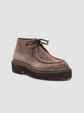 BLOSSOM 002 - Stivali Chukka in Pelle Scamosciata Color Tortora - thumb image 3,side view