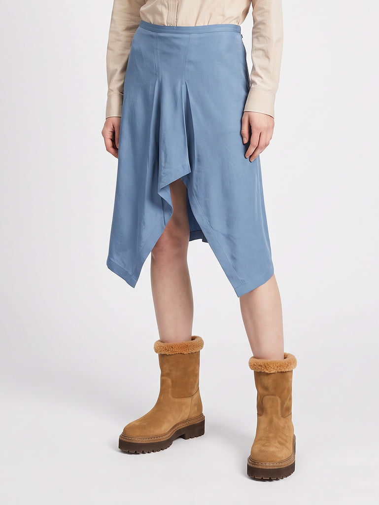 BLOSSOM 025 - Stivaletti Pull On in Pelle Scamosciata Marrone