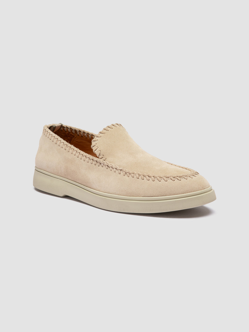 BONES 104 - Beige Suede Loafers