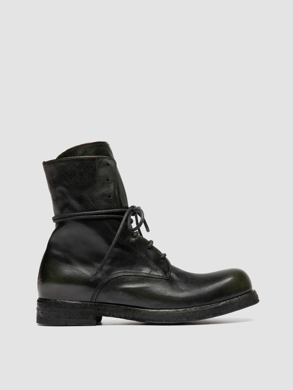 BULLA DD 314 - Black Leather Lace Up Boots - image 1,side view