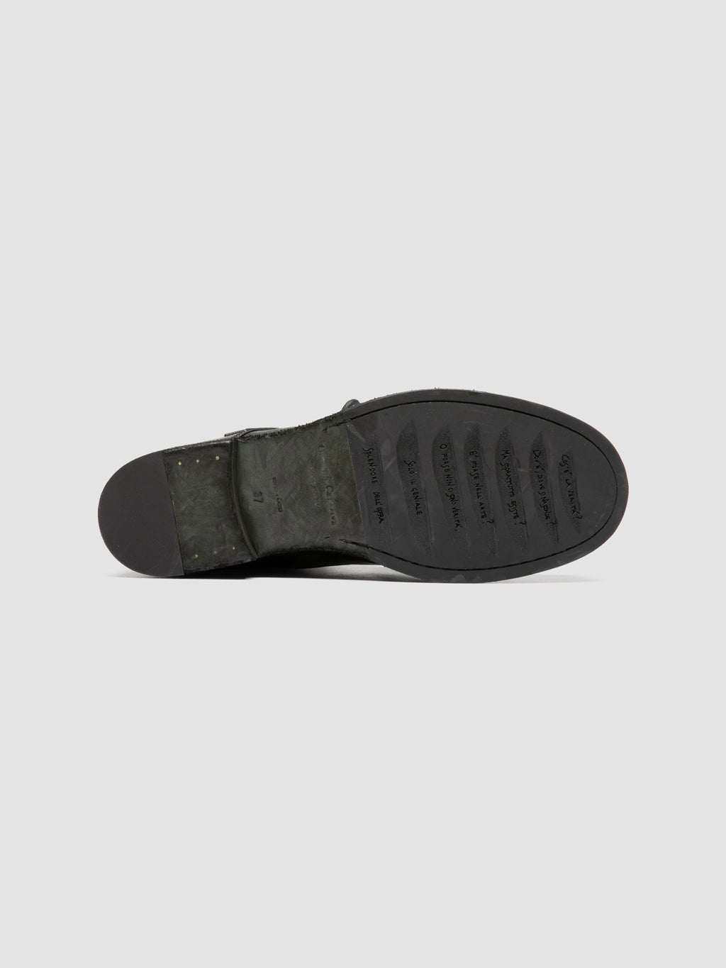 BULLA DD 314 - Black Leather Lace Up Boots - image 5,side view