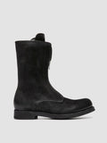 BULLA DD 315 - Stivaletti con Zip in Pelle Scamosciata Nera - thumb image 1,side view