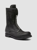 BULLA DD 315 - Stivaletti con Zip in Pelle Scamosciata Nera - thumb image 3,side view