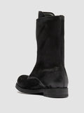 BULLA DD 315 - Stivaletti con Zip in Pelle Scamosciata Nera - thumb image 4,side view