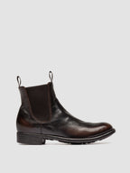 CALIXTE 004 - Stivaletti Chelsea in pelle marrone