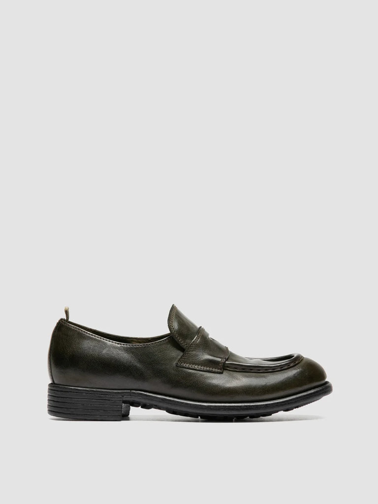 CALIXTE 020 - Mocassini in Pelle Verde