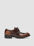 CALIXTE 068 - Brown Leather Derby Shoes - thumb image 1,side view