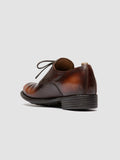 CALIXTE 068 - Brown Leather Derby Shoes - thumb image 4,side view