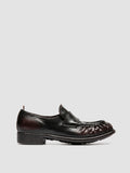 CALIXTE 085 - Brown Leather Penny Loafers - thumb image 1,side view