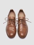 KALLIOPI 010 - Light Brown Leather Derby Shoes - thumb image 2,side view