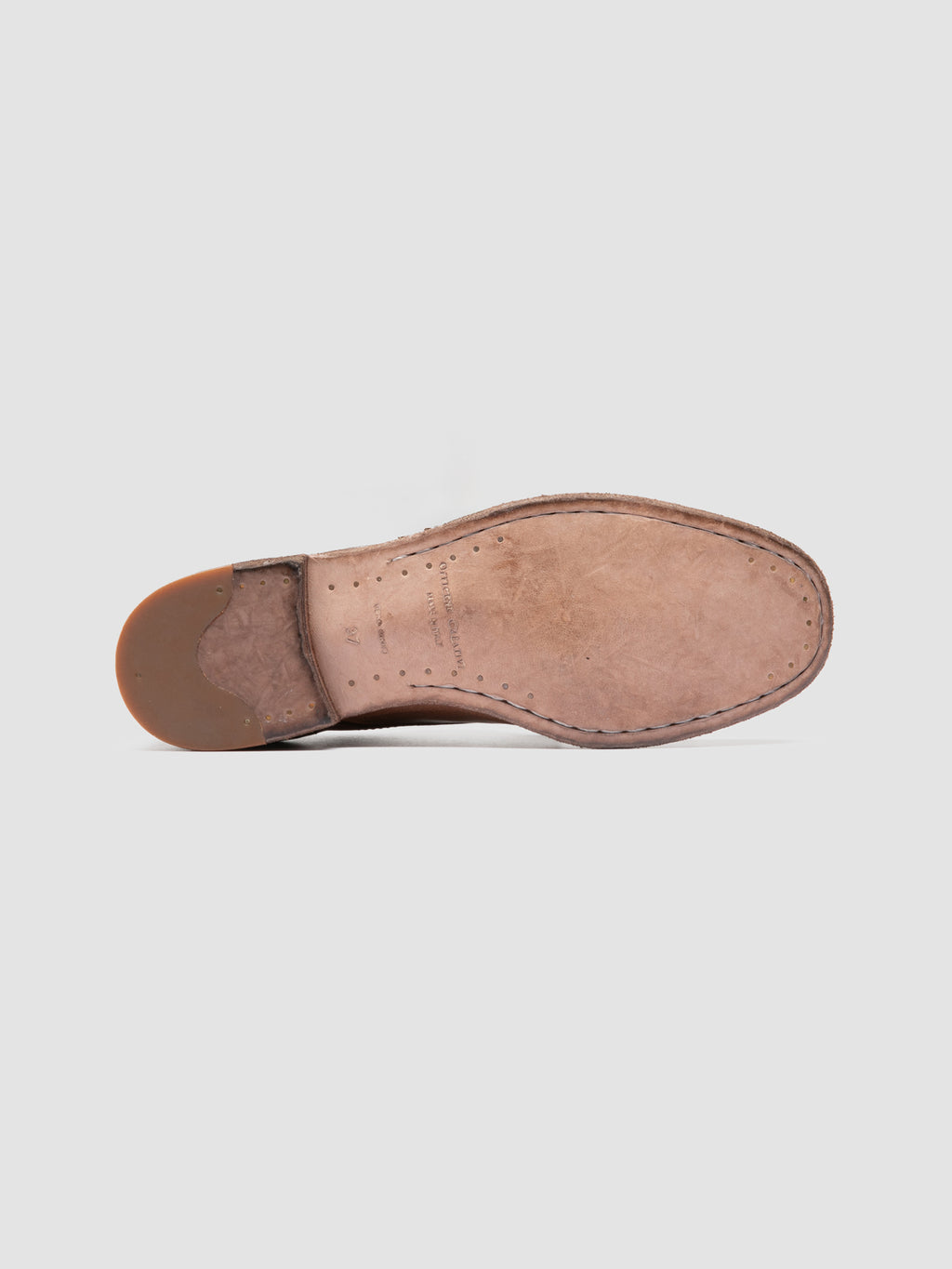 KALLIOPI 010 - Light Brown Leather Derby Shoes - image 5,side view