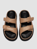 CHORA 101 – Sandali in Pelle Color Tortora - thumb image 2,side view