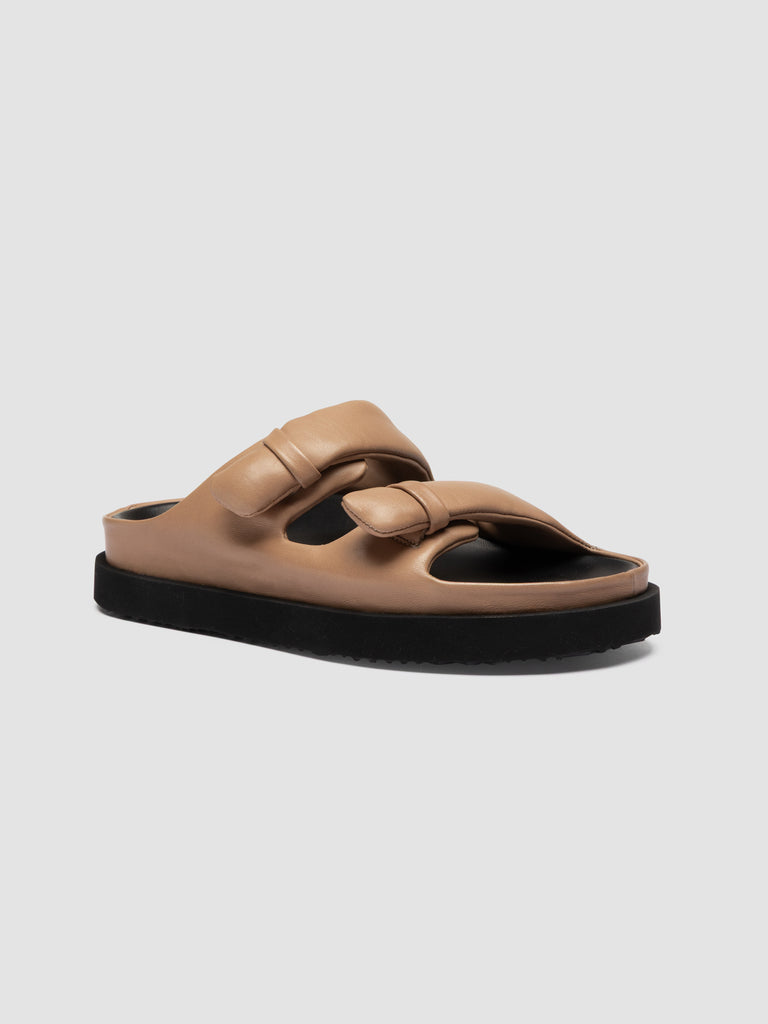 CHORA 101 – Sandali in Pelle Color Tortora
