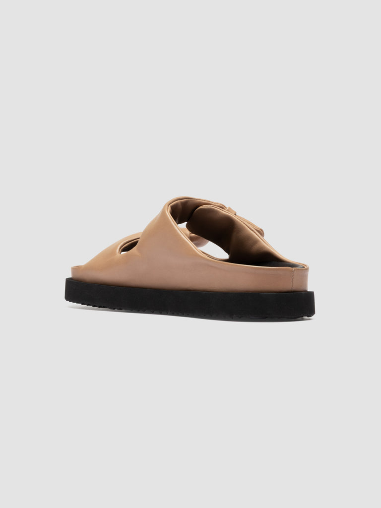 CHORA 101 – Sandali in Pelle Color Tortora