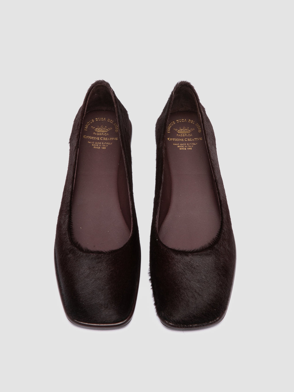 CLOVER 008_W - Ballerine in Pelle Bordeaux - image 3,side view