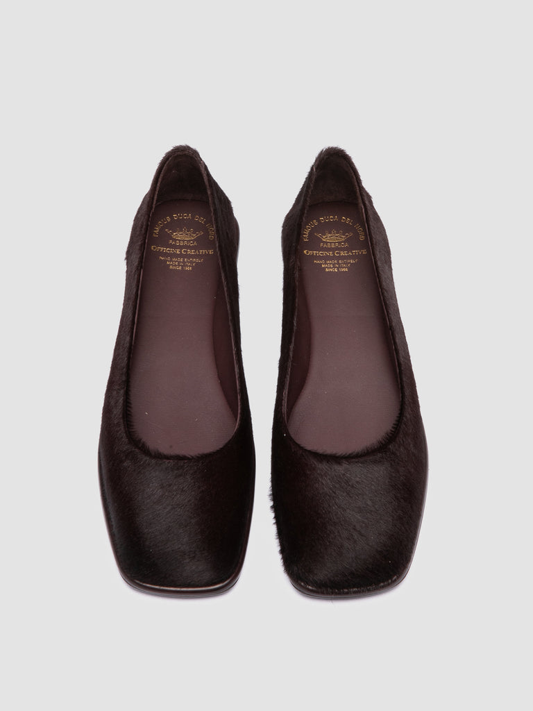 CLOVER 008_W - Ballerine in Pelle Bordeaux
