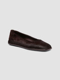 CLOVER 008_W - Ballerine in Pelle Bordeaux - thumb image 4,side view