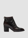 DELICE 001 - Black Leather Zipped Boots - thumb image 1,side view