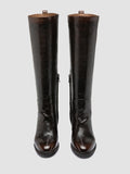 DELICE 004 - Stivali con Zip in Pelle Marrone - thumb image 2,side view