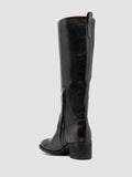 DENNER 116 - Brown Leather Zip Boots - thumb image 4,side view