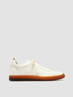 GINNASIO 101 - Sneaker in Pelle Bianca