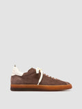 GINNASIO 101 - Sneaker in Pelle e Pelle Scamosciata Marrone - thumb image 1,side view
