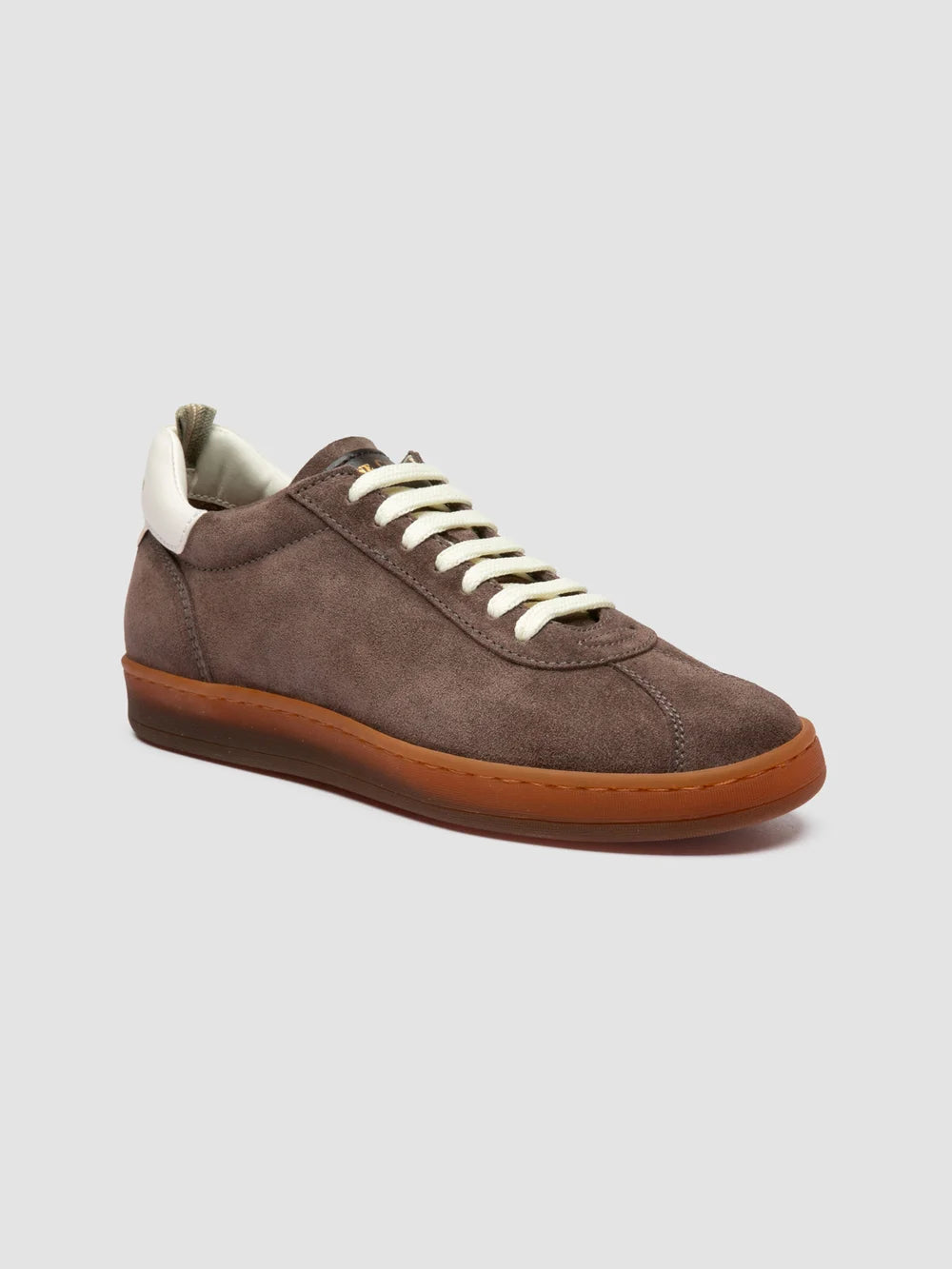DESTINY 103 - Sneaker in Pelle e Pelle Scamosciata Marrone - image 3,side view