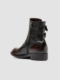 DIARY 114 - Brown Leather Zip Boots - thumb image 4,side view