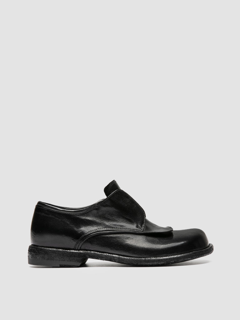 EMERALD DD 001 - Scarpe Derby in Pelle Nera