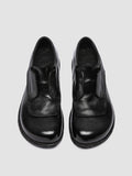 EMERALD DD 001 - Scarpe Derby in Pelle Nera - thumb image 2,side view