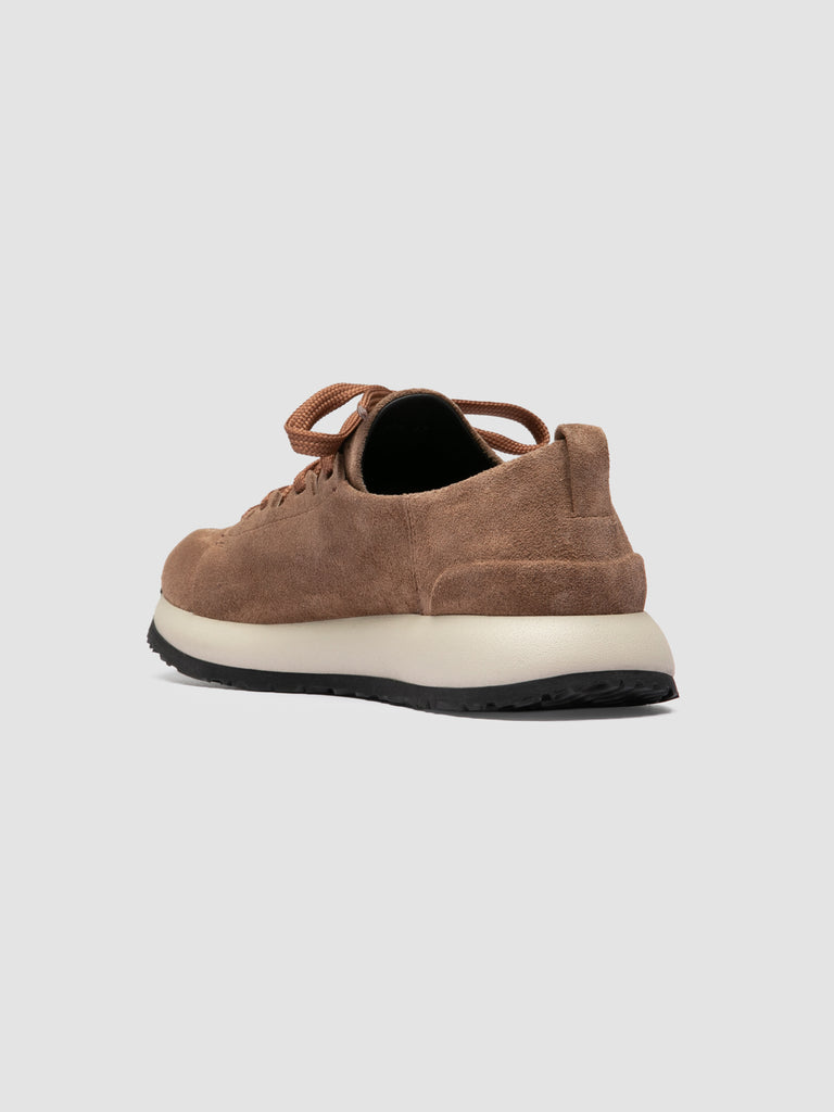 ENTIRE 101 - Taupe Suede Low-Top Sneakers