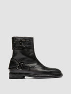 EPHYMERAL 003 - Stivaletti con Zip in Pelle Nera