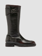 EPHYMERAL 004 - Stivali con Zip in Pelle Marrone
