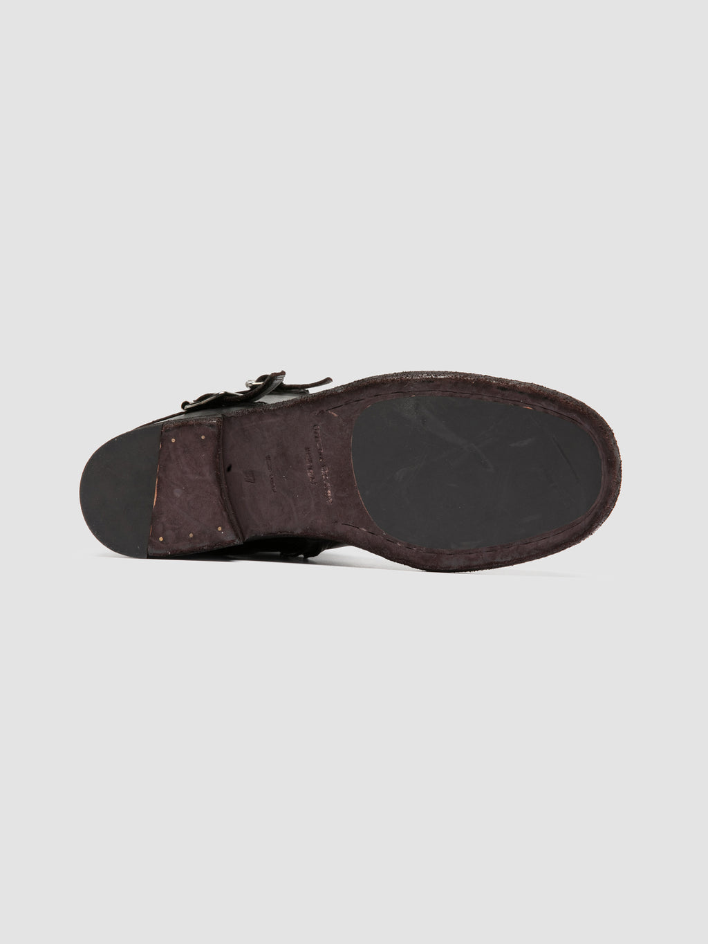 EPHYMERAL 004 - Brown Leather Zipped Boots - image 5,side view