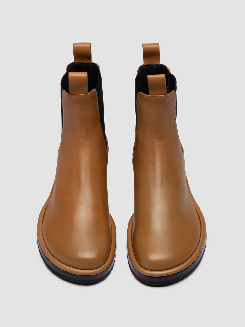 ERA 001 - Brown Leather Chelsea Boots - image 2,side view