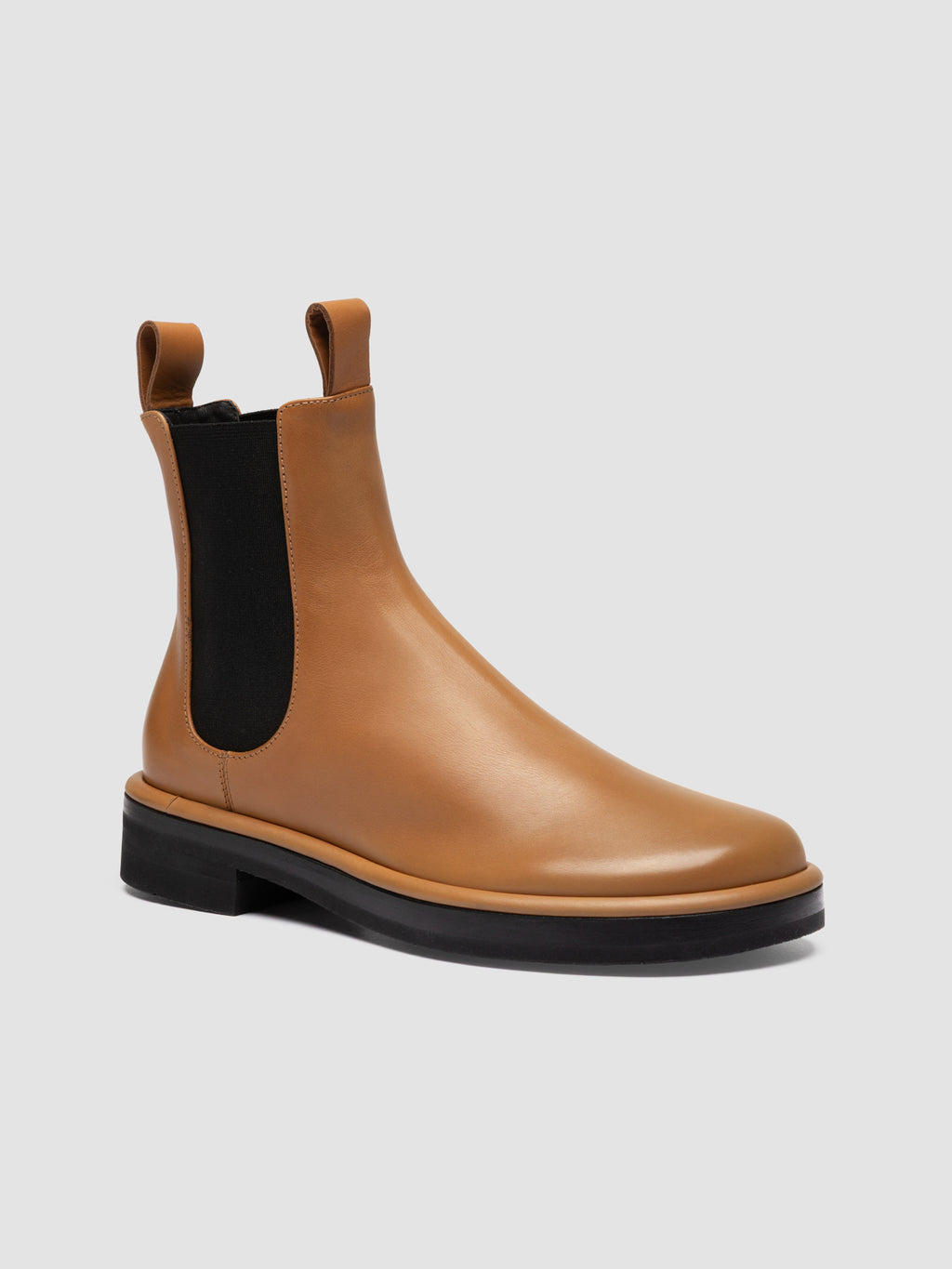 ERA 001 - Brown Leather Chelsea Boots - image 3,side view