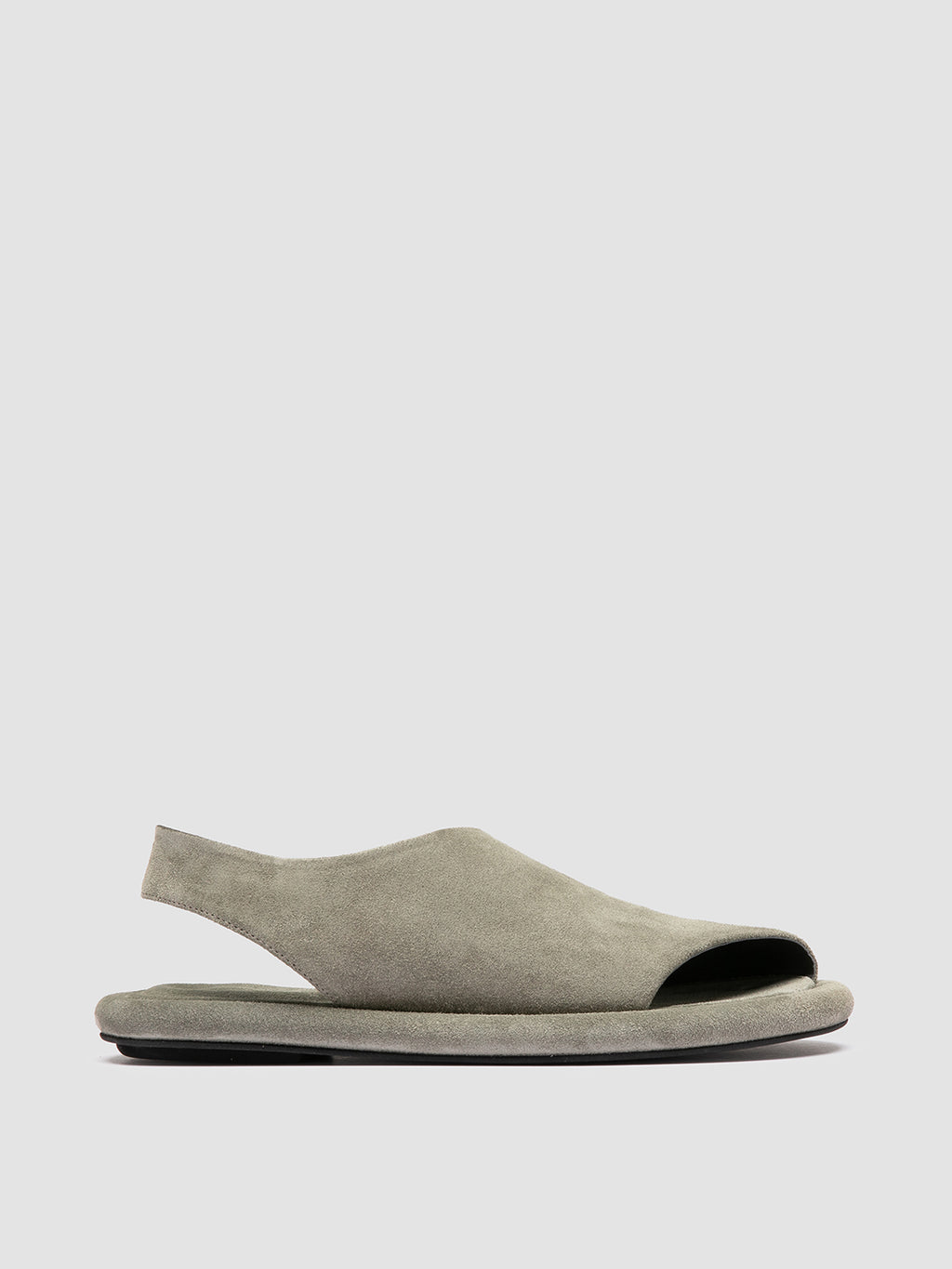 ESTENS 110 - Green Suede Back Strap Sandals - image 1,side view