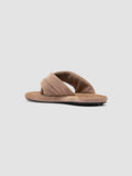 ESTENS 112 - Taupe Suede Thong Sandals - thumb image 4,side view