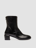 FLORE 012_W - Stivaletti con Zip in Pelle Nera - thumb image 1,side view