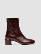 FLORE 012_W - Stivali con Zip in Pelle Bordeaux