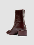 FLORE 012_W - Stivali con Zip in Pelle Bordeaux - thumb image 4,side view