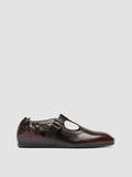 FONTRIERS 103 - Scarpe con Cinturino a T in Pelle Marrone - thumb image 1,side view