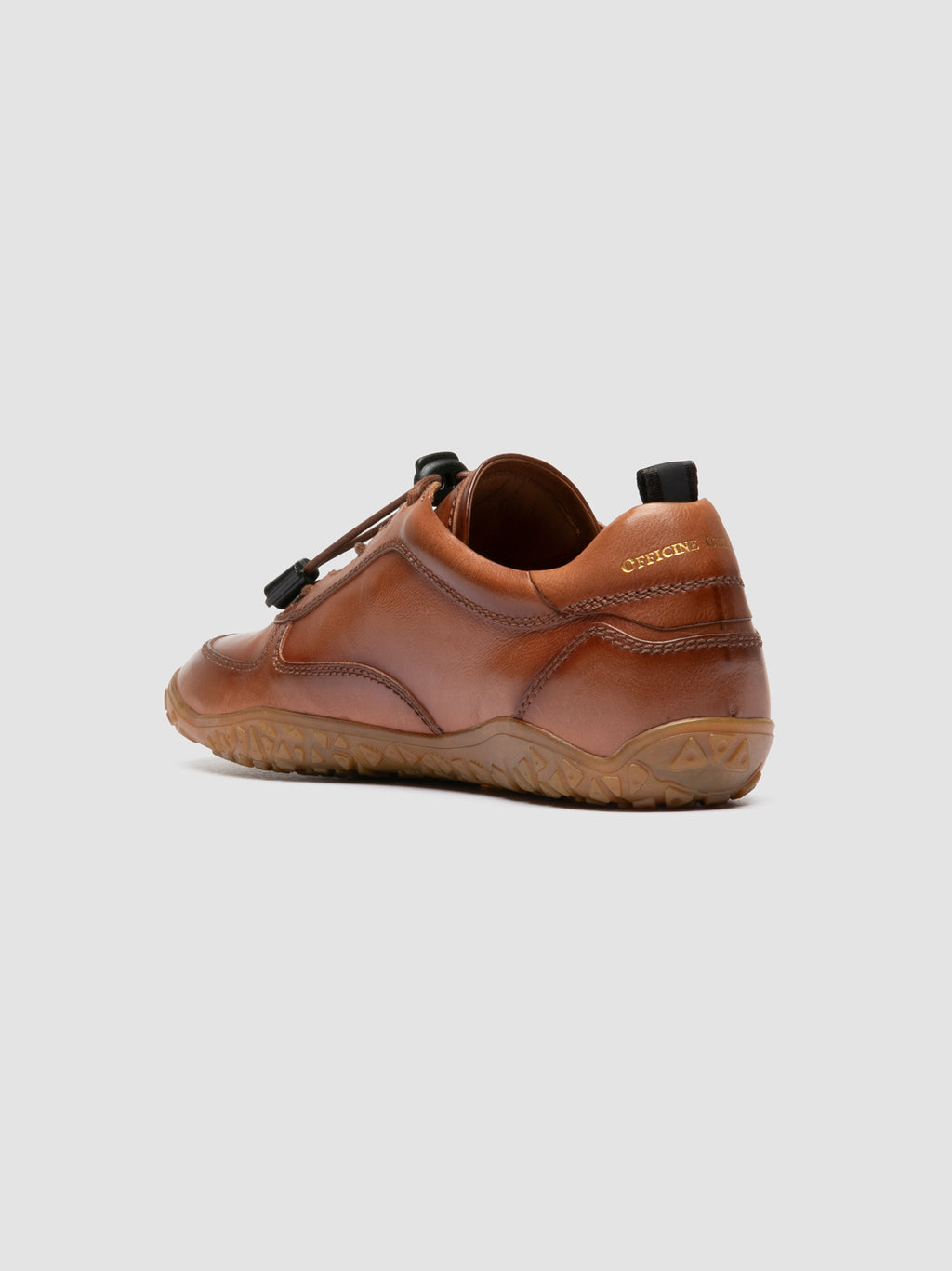 GHILLE 101 - Sneaker Basse in Pelle Marrone - image 4,side view