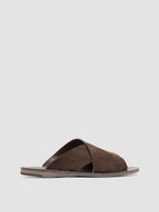 ITACA 054 - Slide in Pelle Scamosciata Marrone