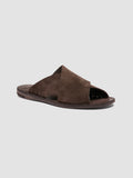 ITACA 054 - Slide in Pelle Scamosciata Marrone - thumb image 3,side view